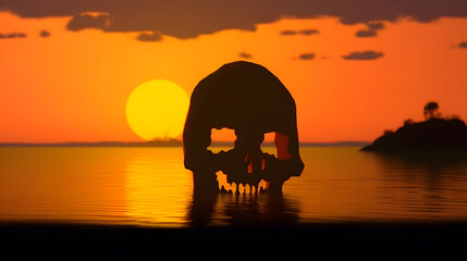Golden Hour on the Island