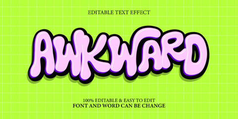 Children 3d text style editable text effect