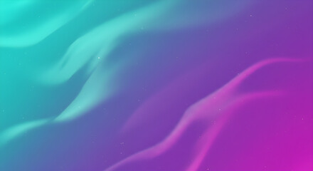 Colorful aurora borealis gradient abstract design brings a touch of magic to your projects with its flowing turquoise, purple, and pink hues and shimmering stars.