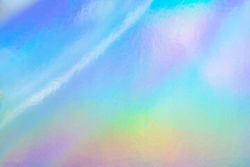 Holographic rainbow foil iridescent texture abstract hologram background