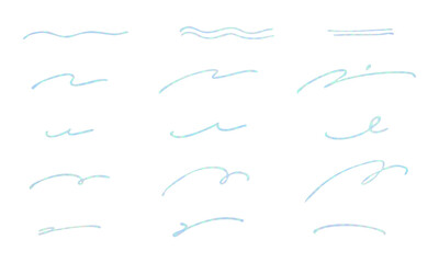 オーロラパールのブラシ・ストローク