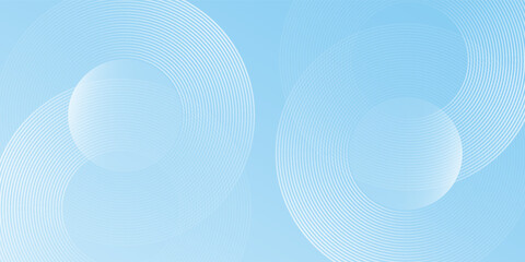 Abstract minimalist banner background, pastel colorful, blue and white gradations. Layout good illustrations modern simple art