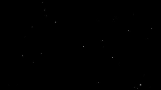 magic sparkles floating particles enchanted forest dust looping on black background. Real dust particles floating,
Slow motion real dust particles floating in air over black background 