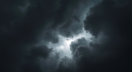 Fototapeta premium 黒雲
