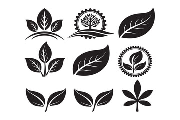 Leaf Icons Set.