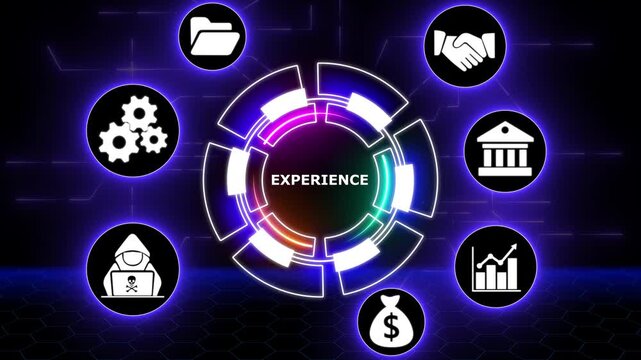 Business, technology, internet and network concept. The future of technology. Virtual screen of the future with the inscription: customer.
