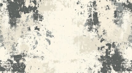 Abstract textured pattern of light beige, gray, and dark gray.  Splashes and brushstrokes create a distressed, mottled effect