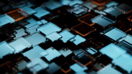 Shimmering crystalline surface geometric abstraction