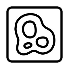 App Window Heatmap Line Icon of Heatmaps Icon Set