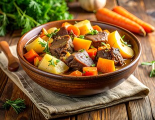 Venison Stew with Root Vegetables &ndash; Hearty and Rustic Game Dish