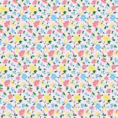 Vibrant Colorful Flower Pattern