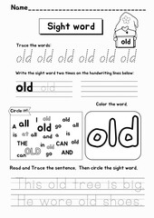 Halloween worksheet (Math, I Spy, finish the pattern, Sight word)