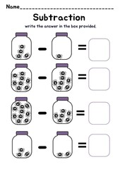Halloween worksheet (Math, I Spy, finish the pattern, Sight word)