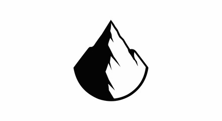Fototapeta premium black and white drop