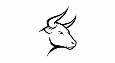 vector illustration of a goat
