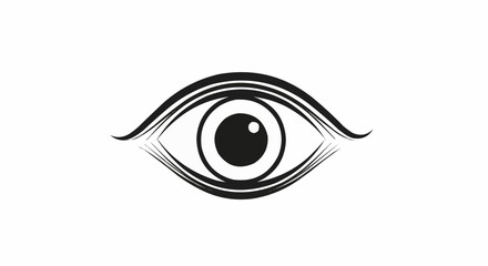 Fototapeta premium vector illustration of an eye