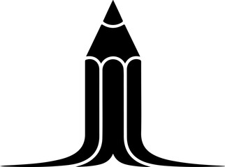 Creative Pencil Logo Modern Design for Writers, Artists, and Design Professionals