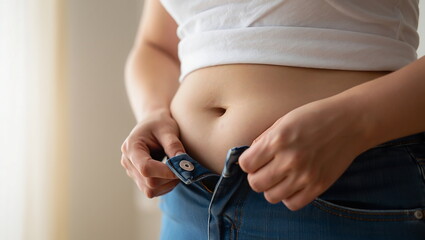 The condition of people with a potbelly who cannot wear pants