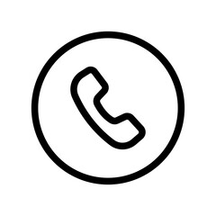 Phone Line Icon of Call Center Icon Set