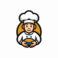Chef cook restaurant design vector illustration