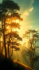 Misty Forest Layers