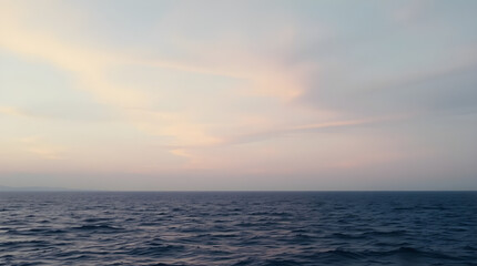 Naklejka premium Soft Focus Horizontal Background with Sharp Peach Wildflowers in Lower Corner and Ample Copy Space