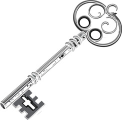 Vector Key Illustrate