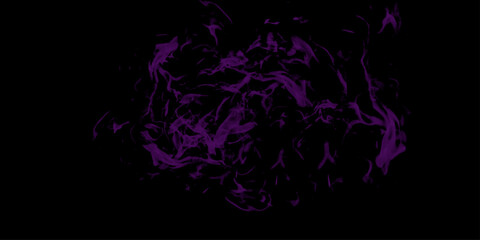 purple fire on a black background . Chaotic mixing smoke creates abstract patterns on a black background .abstract black background with purple smoke and copy space .