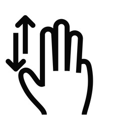 Obraz premium Gesture icon