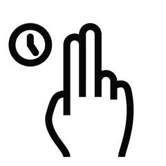 Two Finger Hold Timer