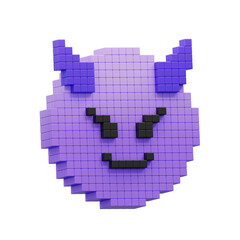 Fototapeta premium Devil Emoji 3D Icon