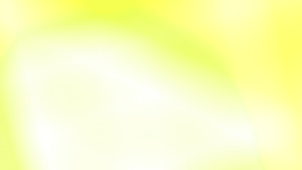 Abstract Sunny Yellow and Lime Bokeh Background with Glowing Soft Light