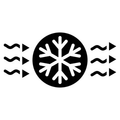 Fototapeta premium Air Flow Icon