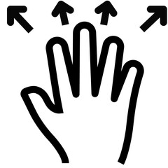 Hand gesture icon