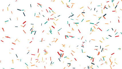 Vibrant Colorful Sprinkles Confetti Background - Festive Party Celebration Design Element