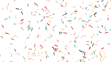 Vibrant Colorful Sprinkles Confetti Background - Festive Party Celebration Design Element