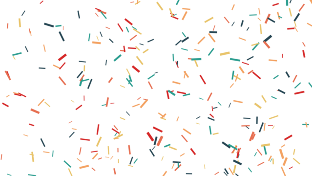 Vibrant Colorful Sprinkles Confetti Background - Festive Party Celebration Design Element