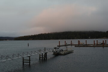 Fototapeta premium morning on the lake