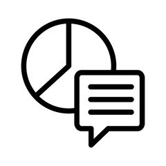 Blog Analytics Line Icon of Blog Design Icon Set