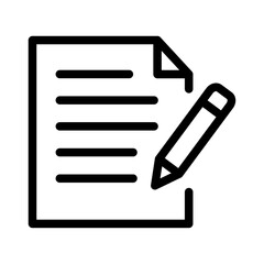 Content Creation Line Icon of Content Strategy Icon Set