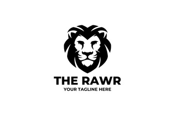 Lion Monochrome Business Logo