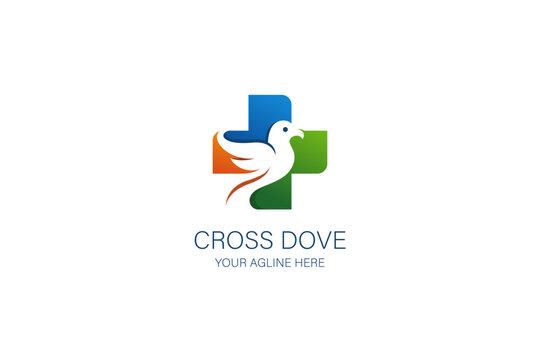Health Cross Dove Logo
