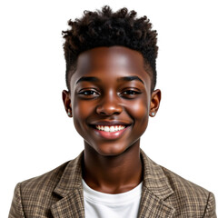 Obraz premium Joyful child portrait urban setting photography natural light close-up youthful expressions