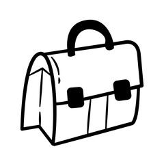 Art Education school Hand Drawn Isolated In White Illustration