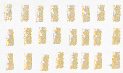 Abstract vertical brushstrokes pattern in various shades on white background.