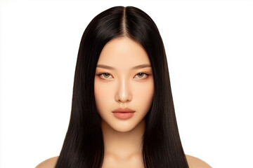 Naklejka premium beautiful woman close up portrait