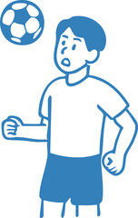 Soccer Football Character Illustration