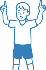 Soccer Football Character Illustration