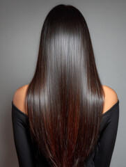 Naklejka premium long hair style