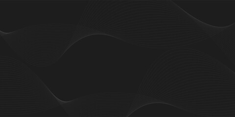 A captivating abstract line art illustration featuring intertwined fluid white lines art